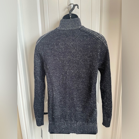 NWT Men’s X-RAY Long Sleeve Quarter Zip Knit Sweater in Navy Marble, Size Small - Picture 6 of 13